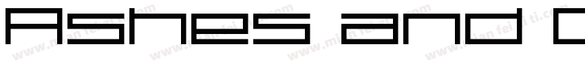 Ashes and Dawn字体转换